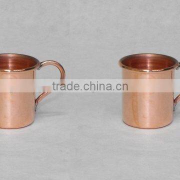 pure solid copper Mugs Absolut for Vodka