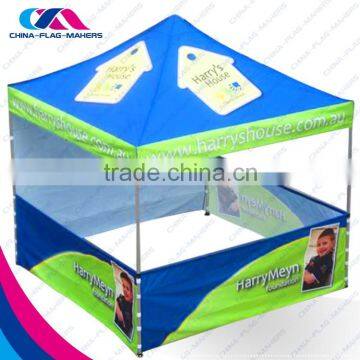 custom full color luxury outdoor frame fold 10x10 tent