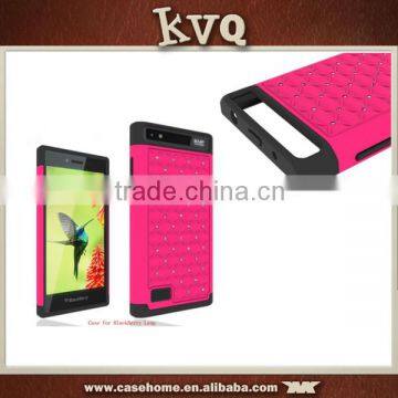 Z20 Back Cover TPU PC Diamond Case for Blackberry Leap