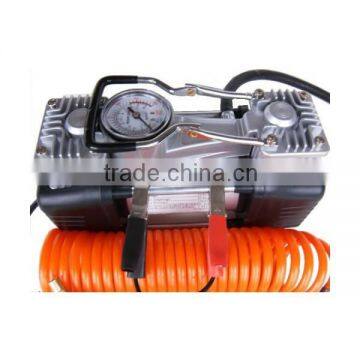 12V Electric Portable Double Cylinder Air Compressor Price photo-3