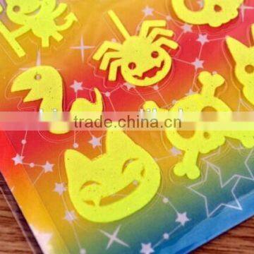 promotion party supply / halloween night glowing stickers