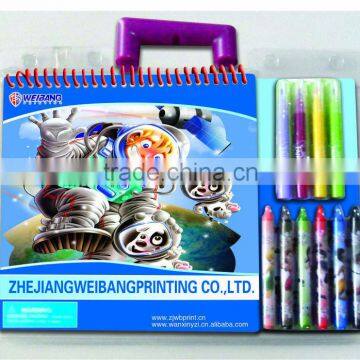 2014 hot selling new design &cartoon child kids unique coloring books