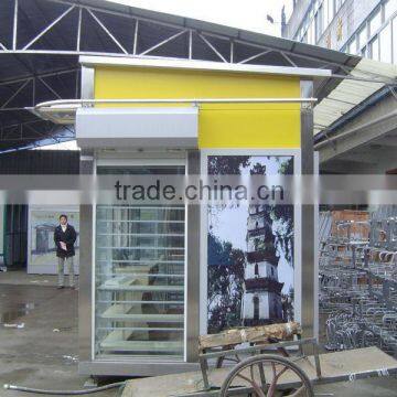 Modern & attractive outdoor food kiosk, Pizza kiosk, retail kiosk design in high quality of CE approved