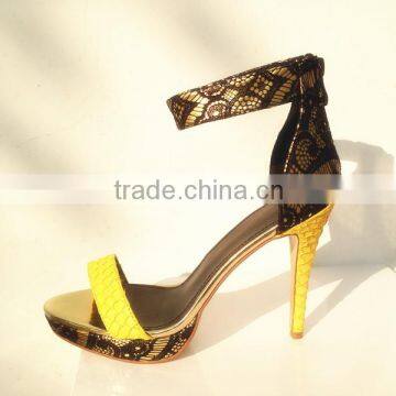 Private Label Women Heels Shoes Ankle Strap Woman Sandals Fashionable Drop Ship Ladies High Heel Sandals photo-6