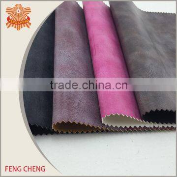 Brush pu 1.0mm Thickness pu Leather Fabric photo-2