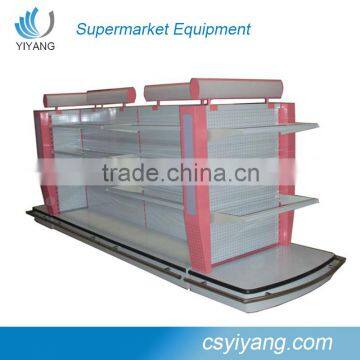Top qualitysupermarkt planke quipment in china heavy duty metal supermarket shelf