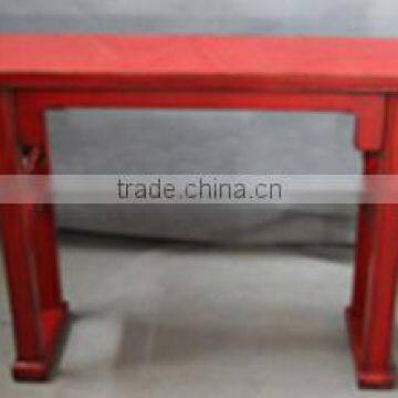 Chinese antique red altar table LWD518