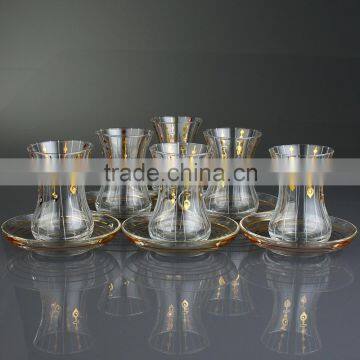 12 Pcs Glass Tea Set