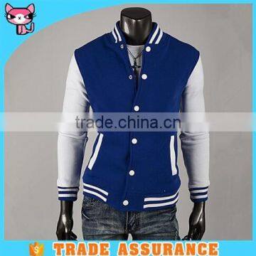 Blue Fashion Cotton Men Gym Coat