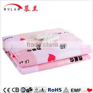 Cotton Fabric wholesale printed electric blanket electric heated blanket