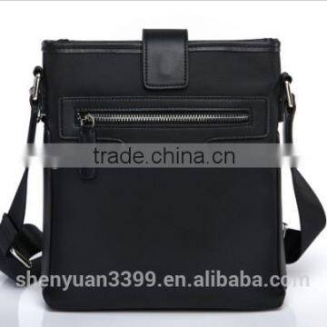 Business laptop bag,Customized Black Genuine Leather Computer Bag