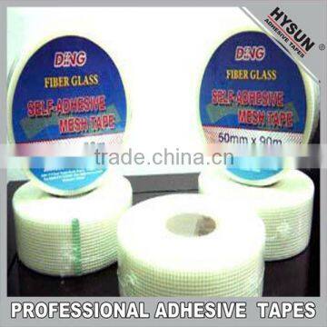 Self-adhesive fiberglass mesh tape