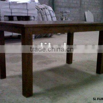 Dining Table with Plywood in Top - Wooden Dining Table