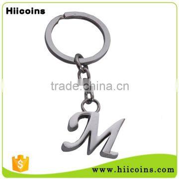 China Cheap Factory Wholesale Custom M Letter Keychain