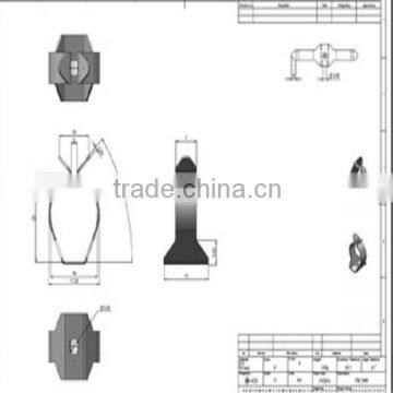 Custom Stainless Steel Pipe Clip / Metal Clip for Light photo-2