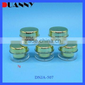 China Supplier 5G Mini Colored Round Shape Plastic Cosmetic Jar Cream photo-5