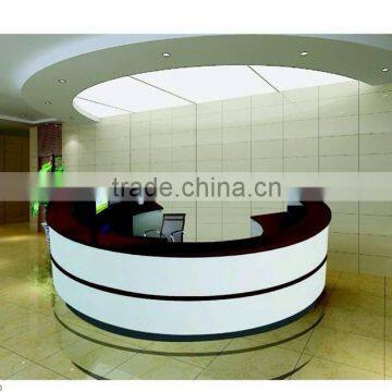 Long and Big Modern Salon Reception Desk photo-6