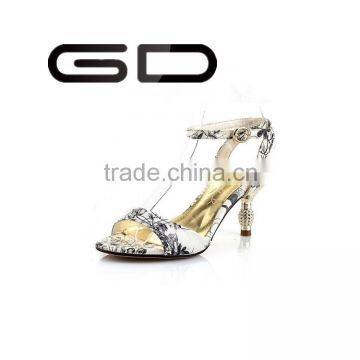 New styles crystal decorated heels shoes Pretty high heels shoes New Year promotion high heel shoes