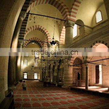 comfortable wool mosque prayer carpet