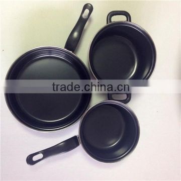 non stick carbon steel cookware set stockpot soup pan