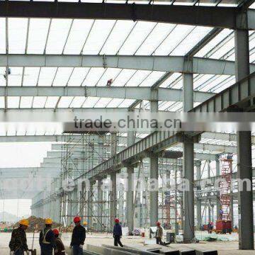 light steel structure frame prefab workshop buildings