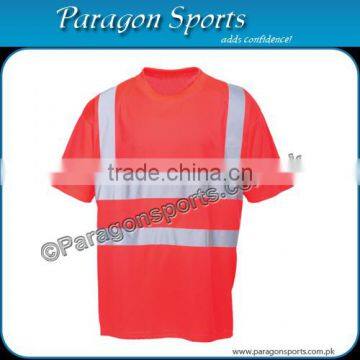 Hi-vis Safety T-Shirt with Reflective Tape