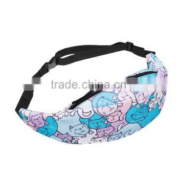 Factory New Arrived 3D Print Custom Wholesale Polyester Fanny Pack