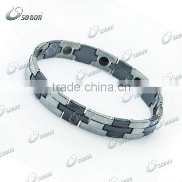 black men ceramic bracelet germanium magnetic bio ceramic bracelet