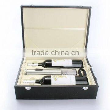 Newest leather wine accessories box design