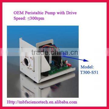 OEM Peristaltic Pump with Drive, Model: T300-S51, Speed: max. 300rpm, Control Mode: RS485 Communication