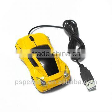 Fashion 3D wired mini cartoon computer mouse mini car shape wholesaler