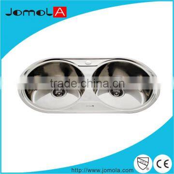 2016 double round sink & stainless steel sink(JD-8847)