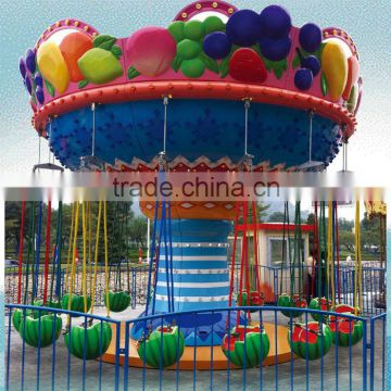 SALE! Fruit flying chair,funny theme park equipment for sale swival chair