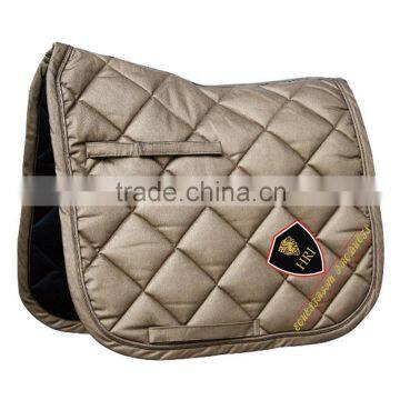 Horse Shiny Satin Saddle Pads / Horse Riding Quilted Saddle Pads / Horse Colors Dressage Saddle Pads