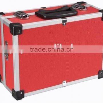 Red Aluminium Flight Case With 2 Clasps photo-2