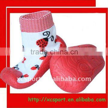 water proof rubber sole shoe socks