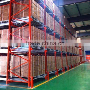 China Power Coat High Density Finish Radio Shuttle Pallet Racking System