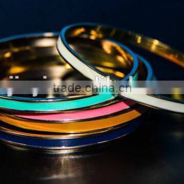 Qingdao Jewelry Factory Brass,best Selling Items Bangles,gold Plated Bangles Artificial Bangles,thin Bangle Bracelet photo-2