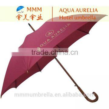 2016 NEW HOTEL Wooden Fiberglass Stick Umbrella photo-6