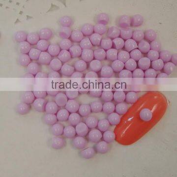 2015 New 5mm Candy Color Resin Beads Nail Flat Back Rhinestones Beautiful Resin Stone for Nails 3d Nail Art Decoration photo-3