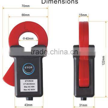 ETCR 040 High Sensitivity Clamp AC Current Probe(10Hz~100Khz) Electrical Meter photo-2