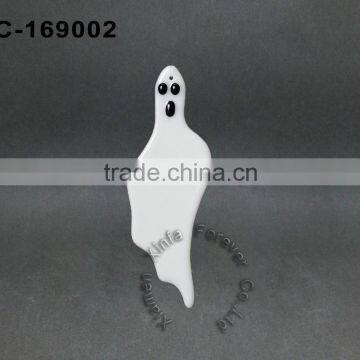 ghostly halloween ornament ceramic figurine pendant