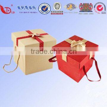 Lovely paper box gift box packaging box,gift boxes with handles