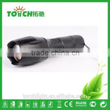 LED flashlight Rechargeable Super Waterproof 10W Cre e XML-T6 flashlight Zoomable with SOS Torch Light -8060