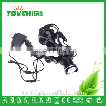 Zoomable CRE E XM-L T6 LED Headlight 4-Mode Adjustable 2*18650 Battary Light for Camping Hiking With Car Charger TL-7032 photo-4