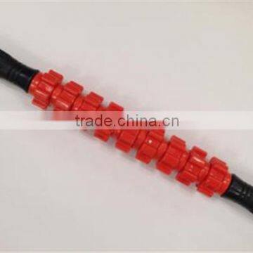 Hot Sale Simplicity Fastion Fitness-Mad Muscle Roller Travel Six-wheeled Massage Stick photo-2