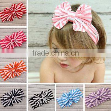 Bowknot Baby Headbands, Wave Knot Head Bow,Baby Headband, Girl Headband, Big Bow Headband, Many Colors to Choose From