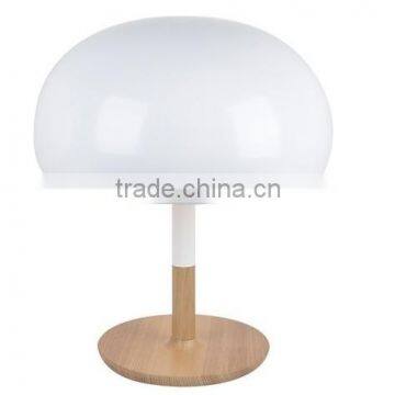 new products lighting metal lampshade wooden base table lamp