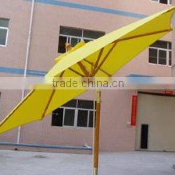 Wooden Frame Garden Parasol with Tilt