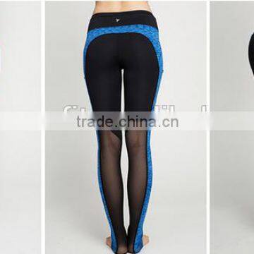 Women Mesh Clothing Sexy Breathable Leggings With Pockets photo-4